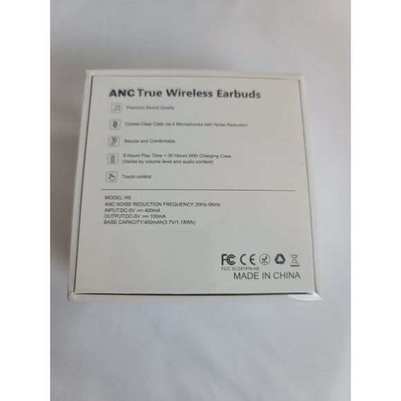 OGG K6 Unopened Box Wireless‎ Red ANC Bluetooth Earphones Noise cancelling - Picture 2 of 4